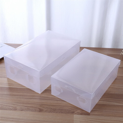 Custom Clear Shoe Box Packaging
