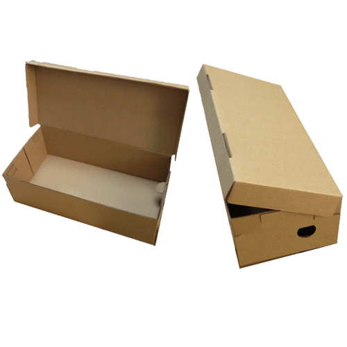 custom corrugated shoe box