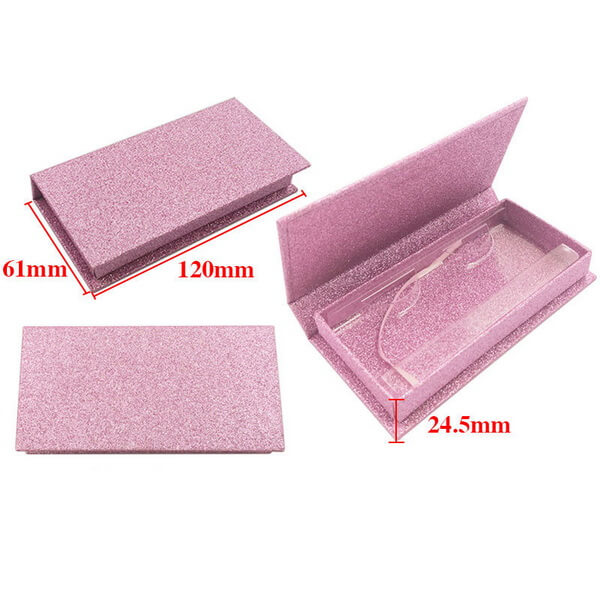 glitter eyelash boxes