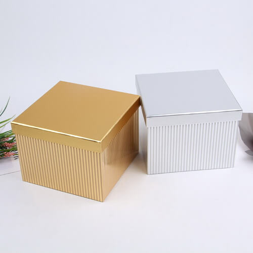 Custom Gold Gift Boxes Wholesale