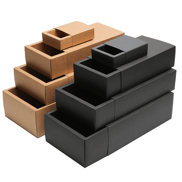 Kraft drawer boxes