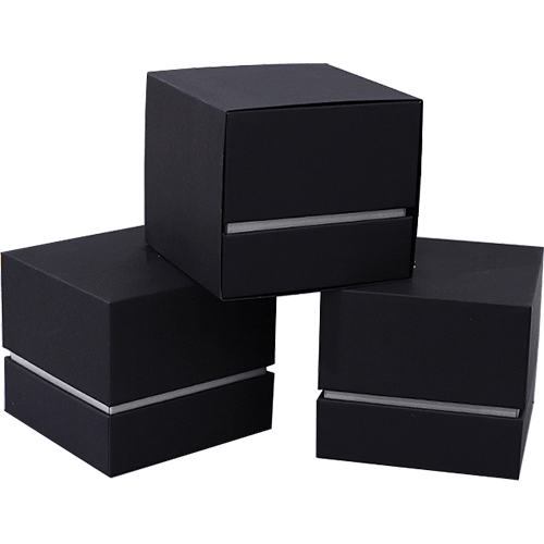 black cube gift box