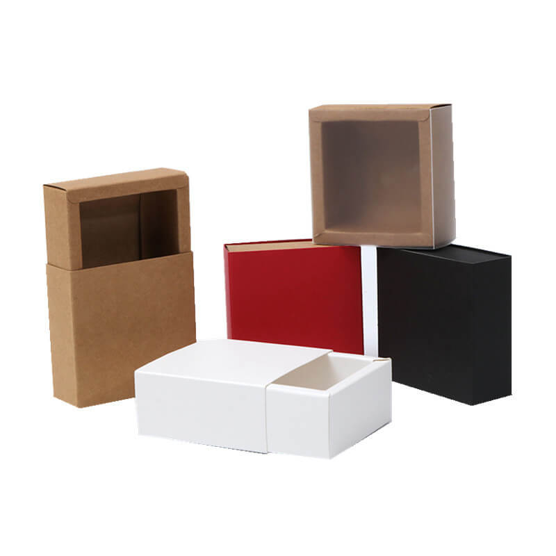 Wholesale Kraft Paper Drawer Box 