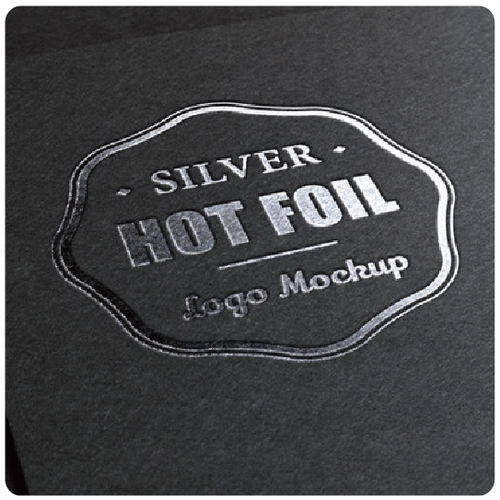 silver hot stamp
